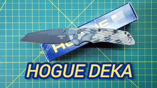 HOGUE DEKA G10 CPM 20CV This one turned out to be AMAZINGLY GOOD Ergonomics amp Action are GREAT [upl. by Radnaxela]