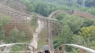 The Beast Front Row HD POV Kings Island [upl. by Windzer532]