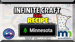 Infinite Craft  FULL RECIPE 100  Minnesota [upl. by Devona]