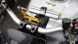 Öhlins steering damper and Ducabike parts for Ducati Monster by carbonworldde [upl. by Notlih]