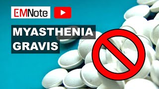 Drugs to Avoid in Myasthenia Gravis MG [upl. by Hahnert658]