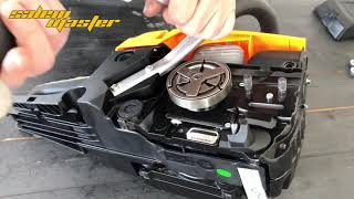 How to change the gas chainsaw clutch and drive sprocket [upl. by Arundell858]