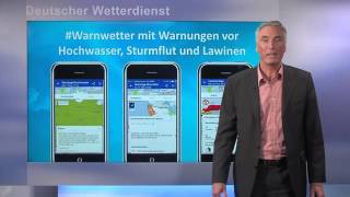 DWD  WarnWetterApp  Infos von HansJoachim Koppert Vorstand Wettervorhersage [upl. by Etteloc181]