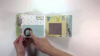 Echo Park Bundle of Joy Baby Boy Mini Album [upl. by Pomfret]