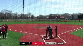 Mitchell College Softball vs Eastern Nazarene College 4223 [upl. by Skill]