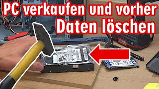 Daten sicher löschen ✅️ SSD und Festplatte kostenlos auf Werkszustand zurücksetzen ▪️ Laptop und PC [upl. by Jeffers]