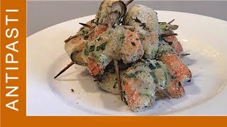 Involtini di Code di Mazzancolle e Zucchine [upl. by Armallas]