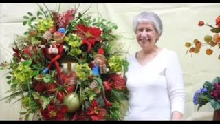 Presenting the Christmas Elf Magic Wreath A Sneak Peek Nancy Alexander edition 2016 [upl. by Aronos]