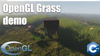 OpenGL grass demo 01 [upl. by Eatnohs]