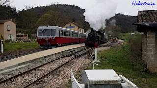 Train de lArdèche  convoi insolite sur le Mastrou  vidéo 282 HD [upl. by Ahseinod]