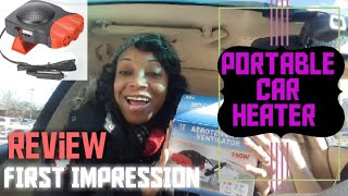 Portable car heater Aeroterma 1st impression [upl. by Emilee]