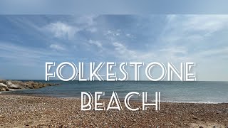 Folkestone Beach  Folkestone city  vlog day [upl. by Htebazileharas]