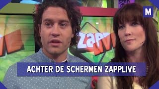 Achter de schermen bij een live tvprogramma ZAPPLive [upl. by Ardnek515]