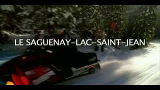 La motoneige au SaguenayLacSaintJean cest GÉANT [upl. by Hcahsem]