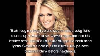 Carrie UnderwoodBefore He Cheats Lyrics [upl. by Goran]