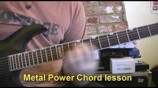 Doom amp Death Metal Power Chords  Guitar Lesson with ESP Guitars Artist Rob Chapman [upl. by Wilhelm]