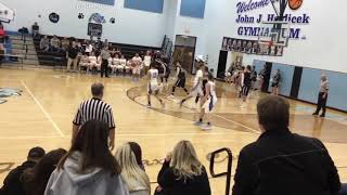 Highschool Basketball Fight Over Layup Watch Till VERY End [upl. by Ynttirb]