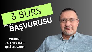 SEÇTİĞİM 3 BURS VEREN KURUM AYLIK 4000₺ BURS BAŞVURUSUNU YAPABİLİRİSİNİZ BURS LİNKİ BIRAKTIM [upl. by Yarased328]