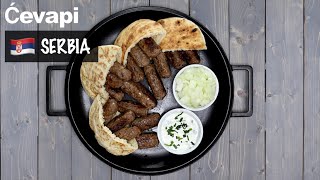 How to make Ćevapi  Serbia  1min Recipe Video shorts [upl. by Bierman]