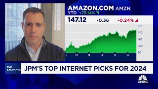 Heres why Amazon is JPMorgans top internet pick for 2024 [upl. by Lihka]