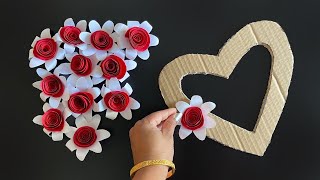 Beautiful and Easy Paper Wall Hanging  Paper Craft For Home Decoration  Unique Wall Hanging  DIY [upl. by Nosrac]