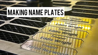 Making name plates and plaques with a Co2 laser [upl. by Warrick]