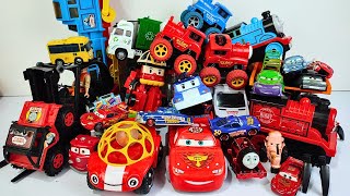 Satisfying with Unboxing HABA Police Car Fire Truck Set Mini Locomotiv Garbage Truck Tractors ASMR [upl. by Aremahs]