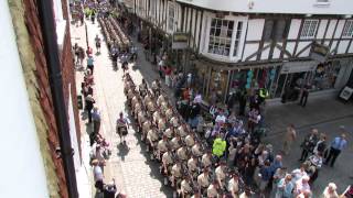 5 Scots marching into Canterbury Cathedral [upl. by Salokcin]