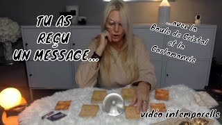 🔮TU AS REÇU UN MESSAGE🔮 Boule de Cristal et Cartomancie tirage intemporel solveig [upl. by Attenna]