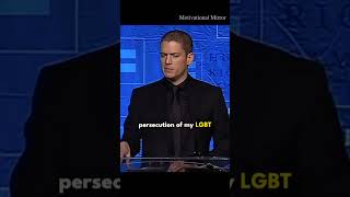 Wentworth Miller strong speech [upl. by Daberath]