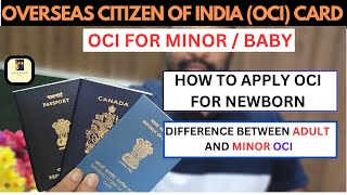 OCI CARD FOR MINORS IN 2023  OCI FOR US CANADIAN NEWBORNS  STEP BY STEP APPLICATION GUIDE [upl. by Rillings571]