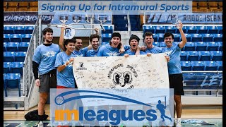 Signing up for Intramural Sports with IMLeagues [upl. by Nylareg]