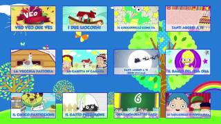 MENU VIDEO ANIMATI  Canzoni per bambini e bimbi piccoli [upl. by Tremayne]