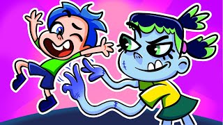 Zombie Tickle Girl Song  More Funny Kids Songs And Nursery Rhymes [upl. by Airtina981]