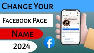 change your Facebook page name 2024 Facebook page name [upl. by Hawker510]