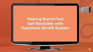 Making BurnInTest Self Bootable with PassMark WinPE Builder [upl. by Honniball]