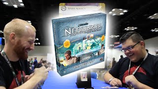 Data amp Destiny Unboxing  Corporation  Netrunner  GenCon 2015 [upl. by Gosnell]