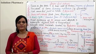 Class 07 Amino Acid Pathway Part 01  Introduction Reductive amination and Transamination [upl. by Narahs]