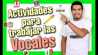 🅰️🆎 Como enseñar a LEER y ESCRIBIR a un NIÑO  Actividades para trabajar las VOCALES [upl. by Htur]