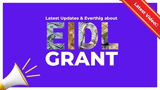 10000 EIDL Grant Update  EIDL Grant Application [upl. by Ahsenrac]