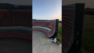 This Skatepark has 4ft Vert Ramps youtubechamps [upl. by Morse]