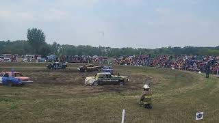 Virden demolition derby 2024 [upl. by Ahras]