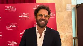 TEATRO MANZONI DI MILANO INTERVISTA CON GABRIELE PIGNOTTA [upl. by Fauver]