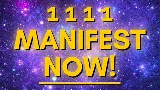 1111 MANIFEST NOW By Listening 21 Days of Affirmations [upl. by Ludovico]