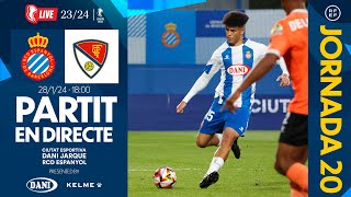 🔴 LIVE  ⚽️ Espanyol B 🆚 Terrassa FC  J20  2ª RFEF  EspanyolMEDIA [upl. by Caldera]