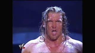 Triple H wStephanie McMahonHelmsley vs Kane Nontitle mathc WWE Smackdown June 1 2000 [upl. by Neiman]