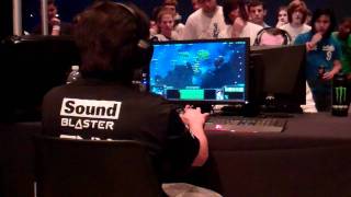 TriMaster vs IdrA Headset Slam  MLG Raleigh 2011  StarCraft 2 [upl. by Broeker]