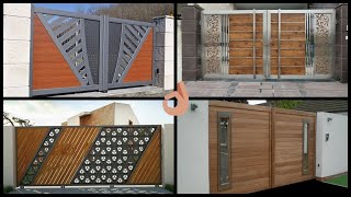 Wooden Main Gate Design  House Front Main Gate Design ideas  Main Gate Ke Design [upl. by Evadne]