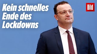 Spahn über CoronaLockdown Schnelles Ende wird es nicht geben [upl. by Ardel]