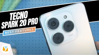 TECNO Spark 20 Pro Best Features you need to know [upl. by Lindie]